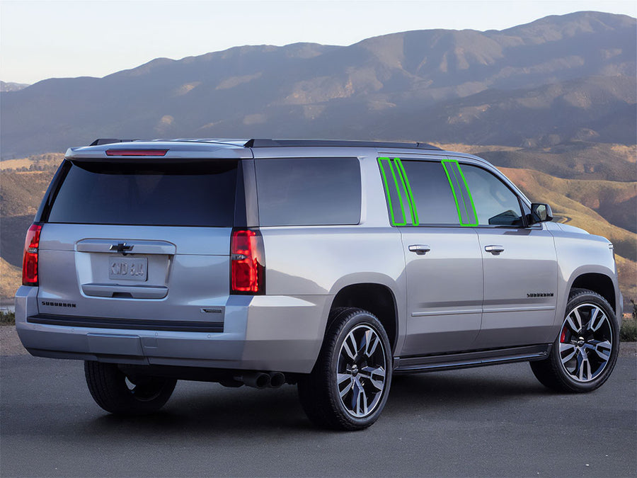 chevrolet suburban 2015-2020 Pillar Post Trim Installation Location