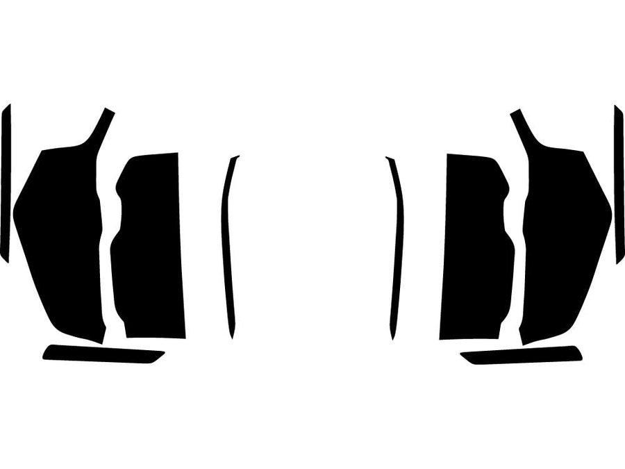 suburban Precut Tail Light Tint Diagram