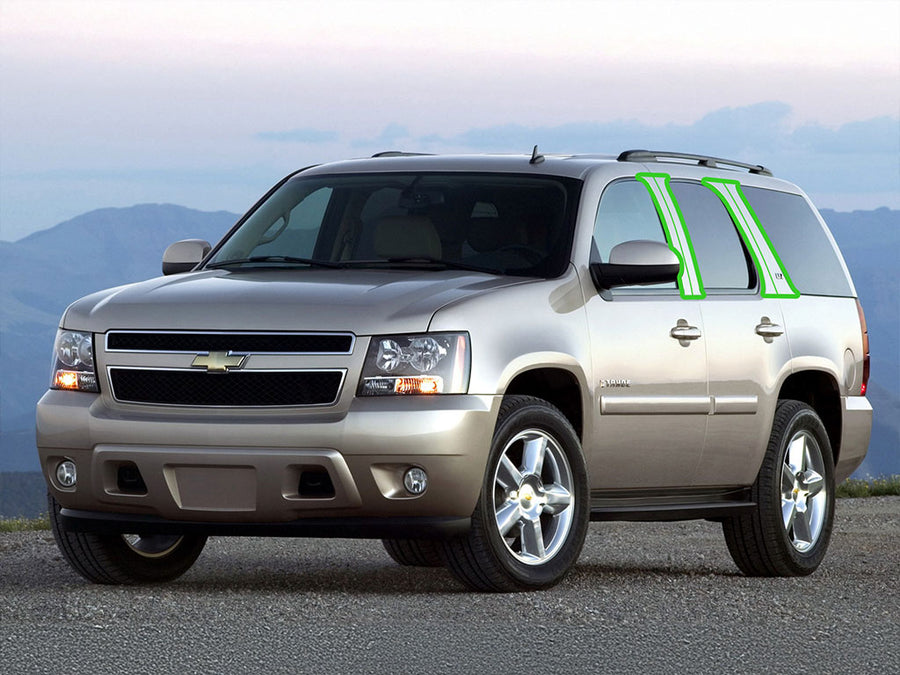 chevrolet tahoe 2000-2006 Pillar Post Trim Installation Location