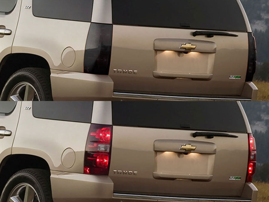 tahoe Before and After Smoked Taillights