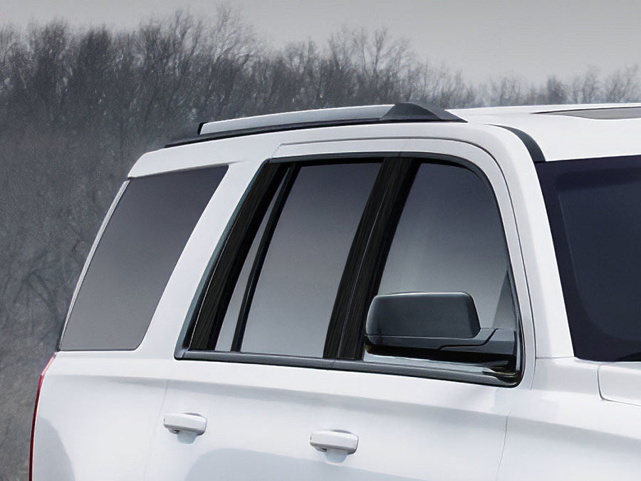 chevrolet tahoe 2015-2020 Brushed Aluminum Black Pillar Cover Diagram
