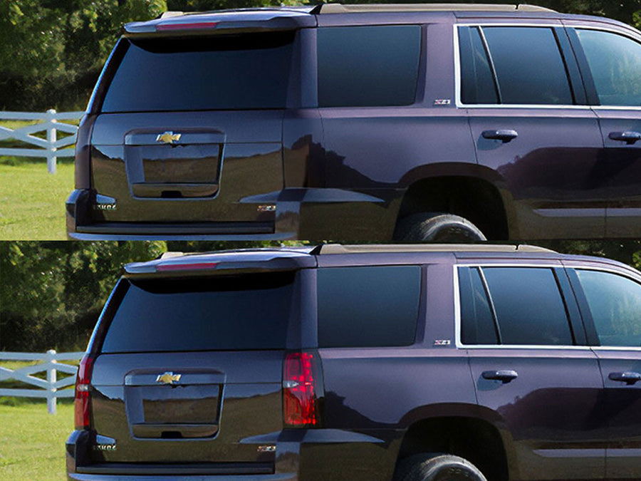 tahoe Before and After Smoked Taillights