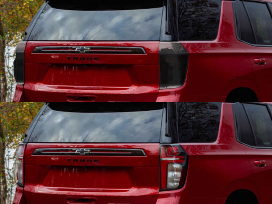 tahoe Before and After Smoked Taillights