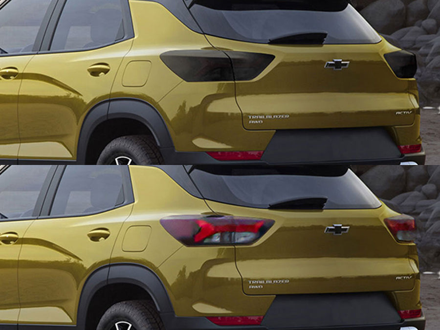 trailblazer Before and After Smoked Taillights