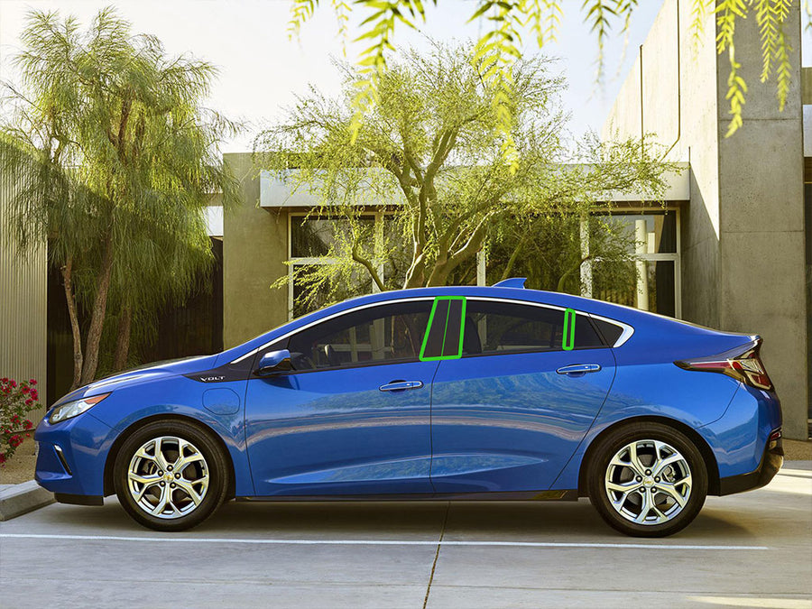chevrolet volt 2011-2015 Pillar Post Trim Installation Location
