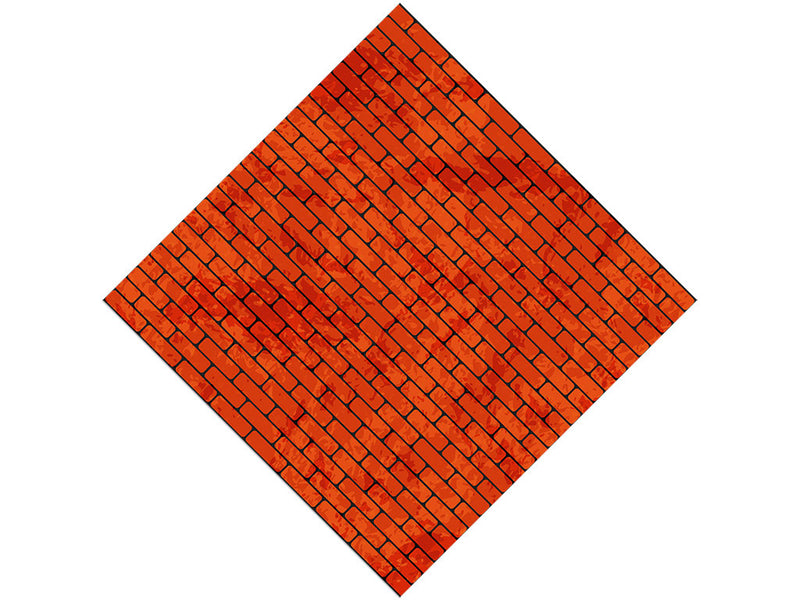 Chili Red Brick Vinyl Wrap Pattern