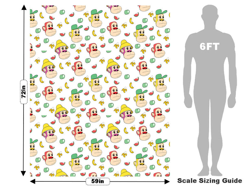 Chill Gorilla Primate Vehicle Wrap Scale~Rwraps Series 914 Chill Gorilla Primate Measurements~1