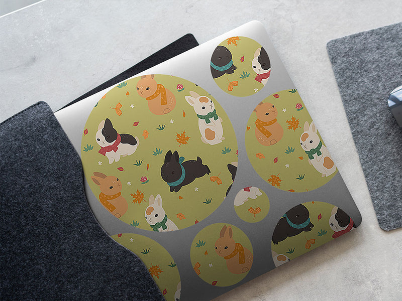 chilly day animal DIY Laptop Stickers