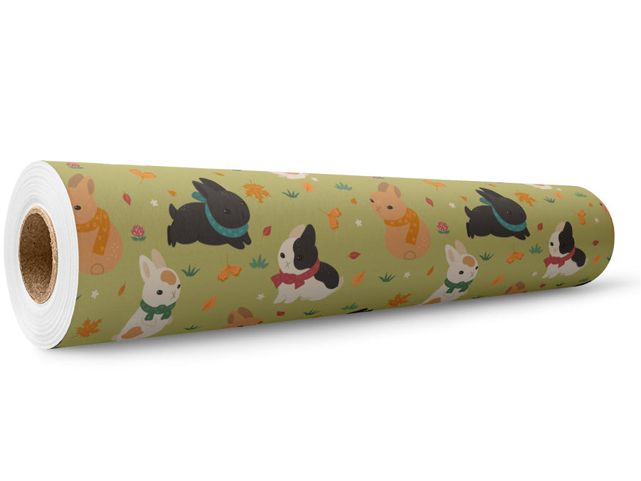 Chilly Day Animal Wrap Film Wholesale Roll~Rwraps Series 914 Digitally Printed Vinyl Roll~5