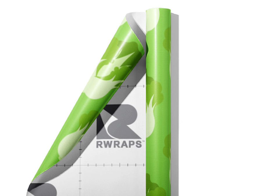Chinese Napa Cabbage Vegetable Wrap Film Sheets~Rwraps Series 914 Chinese Napa Cabbage Vegetable Scrolled Sheet~3
