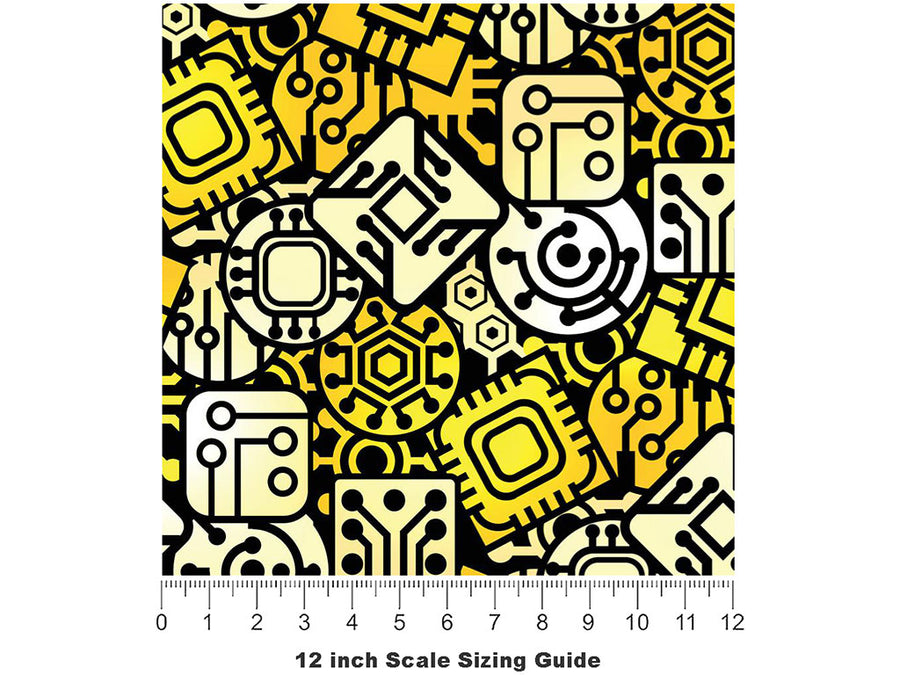 Chip Bag Technology Vinyl Film Pattern Size 12 inch Scale~Rwraps Chip Bag Technology Sizing Chart~3