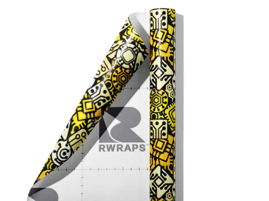 Chip Bag Technology Wrap Film Sheets~Rwraps Series 914 Chip Bag Technology Scrolled Sheet~4