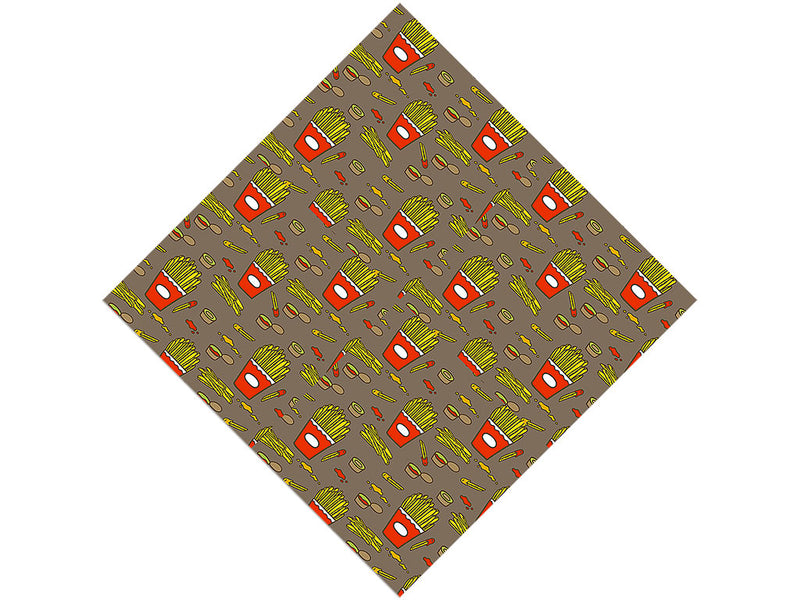 Chips and Dip Vegetable Vinyl Wrap Pattern
