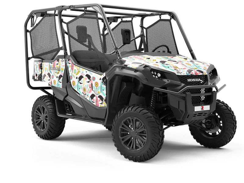 Chit Chat Birds Utility Vehicle Vinyl Wrap