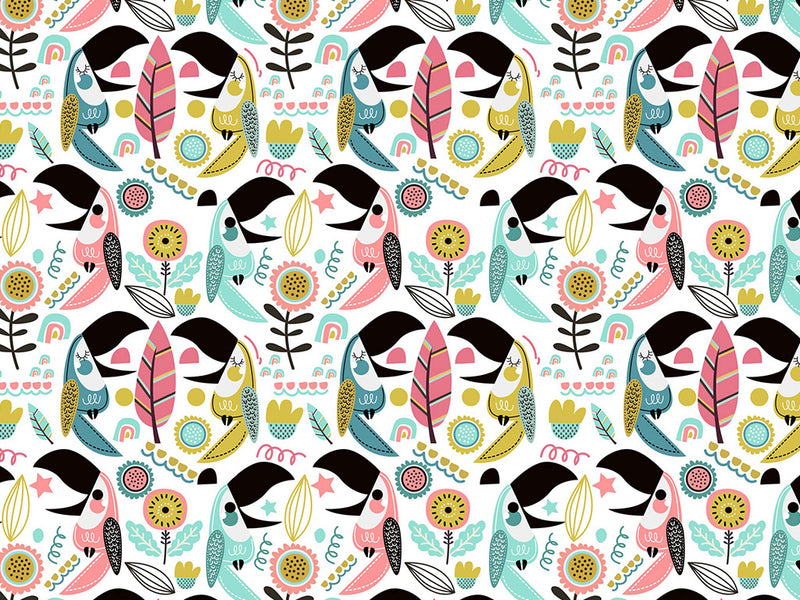 Chit Chat Birds Vinyl Wrap Pattern~Rwraps Series 914 Digitally Printed Vinyl Wrap~0