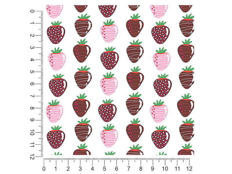 chocolate covered fruit 1ft x 1ft Craft Sheets