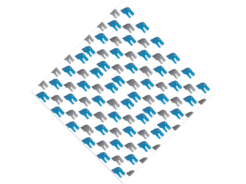 Chomping Action Dinosaur Vinyl Wrap Pattern