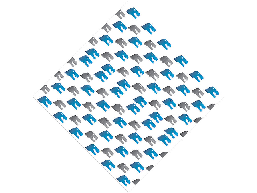 Chomping Action Dinosaur Vinyl Wrap Pattern