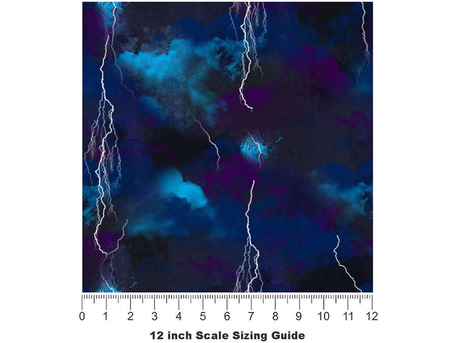 Choppy Skies Sky Vinyl Film Pattern Size 12 inch Scale~Rwraps Choppy Skies Sky Sizing Chart~2