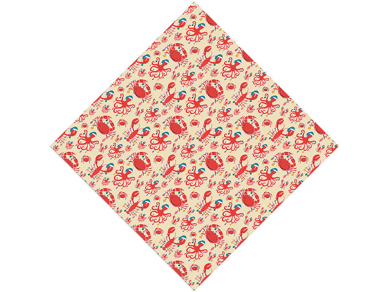 Christmas Seaside Marine Life Vinyl Wrap Pattern