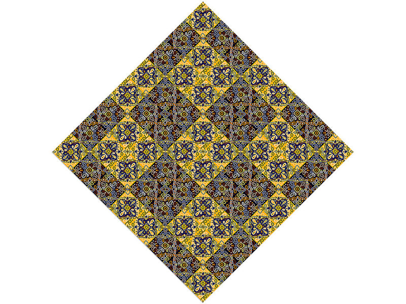 Chrysanthemum Tile Vinyl Wrap Pattern