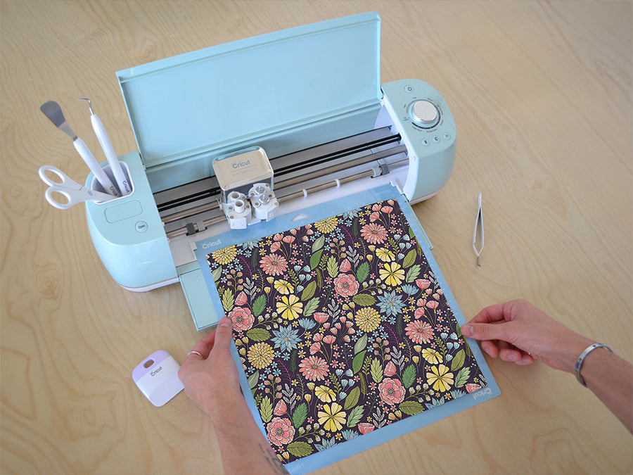 chrysanthemum garden floral Cricut Compatible Vinyl