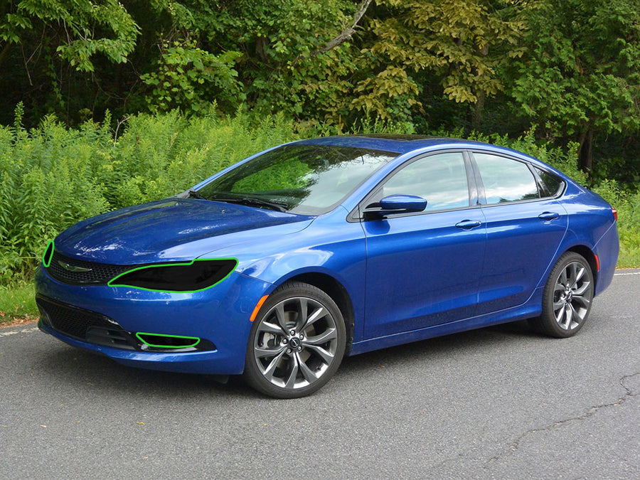chrysler 200 2015-2017 Headlight Tint Location