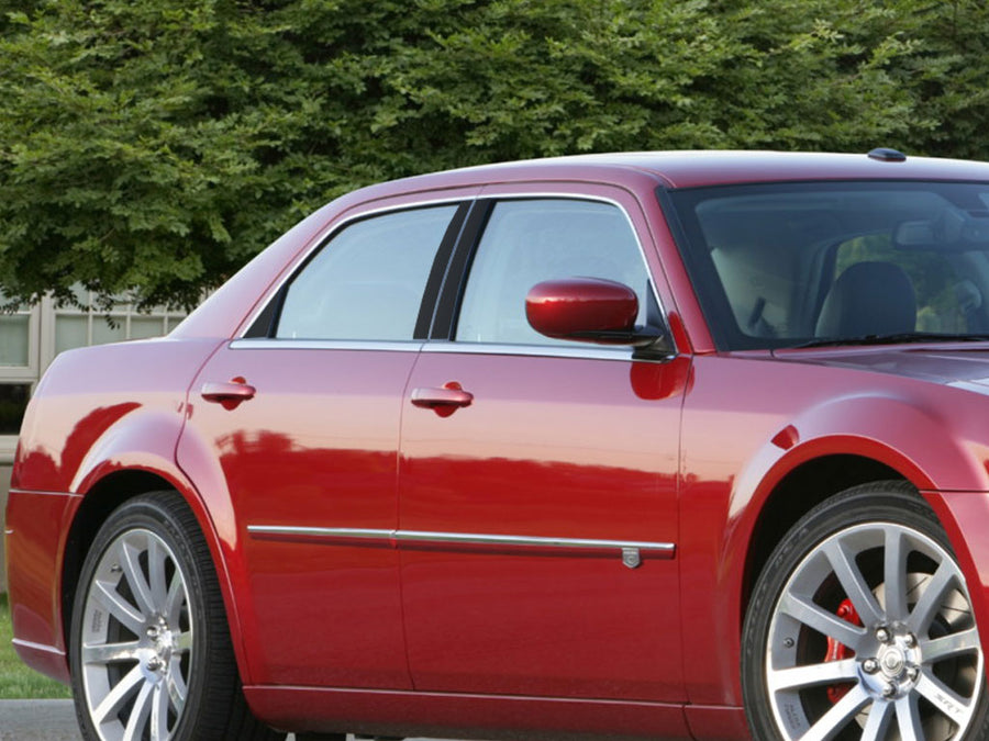 chrysler 300 2005-2010 Gloss Black Pillar Cover Diagram