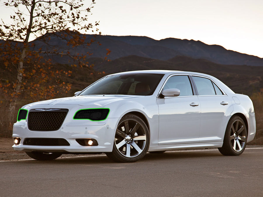 chrysler 300 2011-2014 Headlight Tint Location