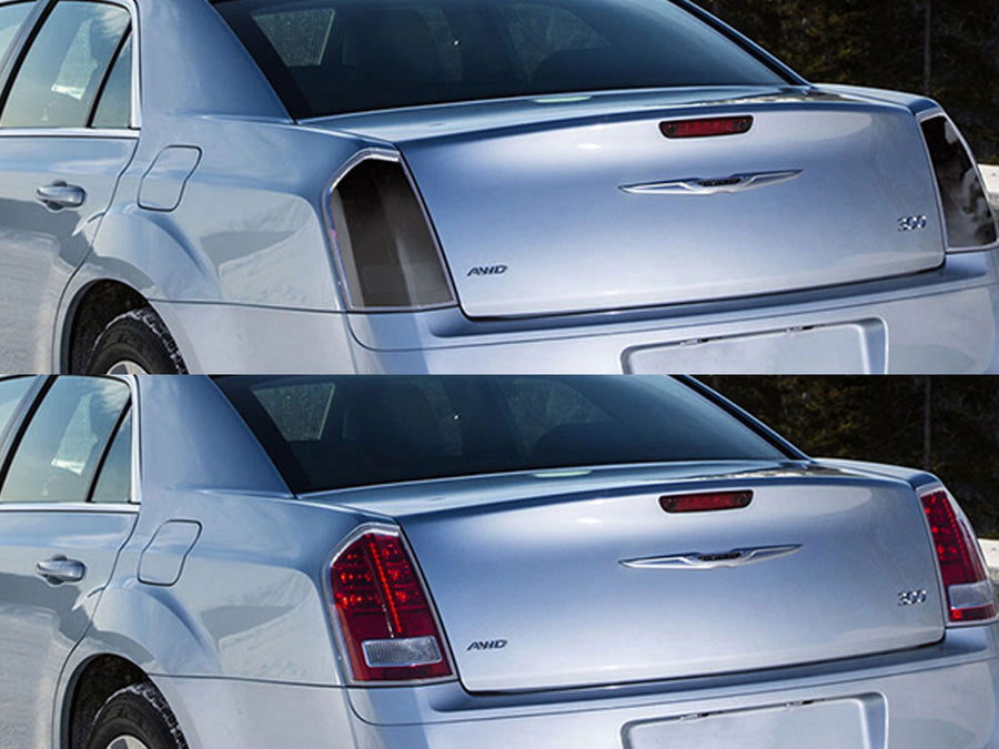 300 Before and After Smoked Taillights