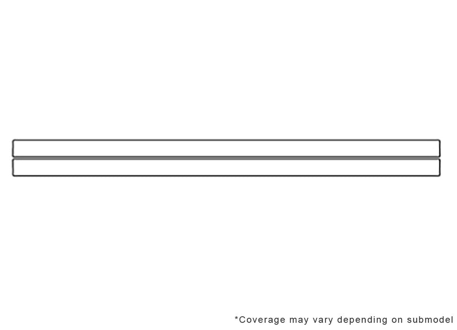 300 Avery Dennison Clear Bra Door Cup Precut PPF Diagram