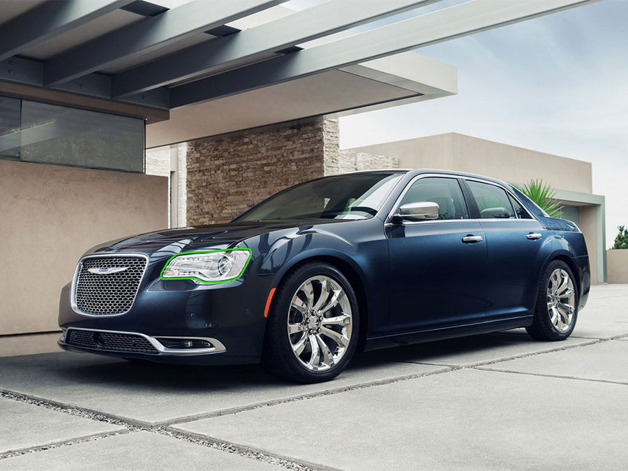 chrysler 300 2015-2023 Headlight Protection Installation Location