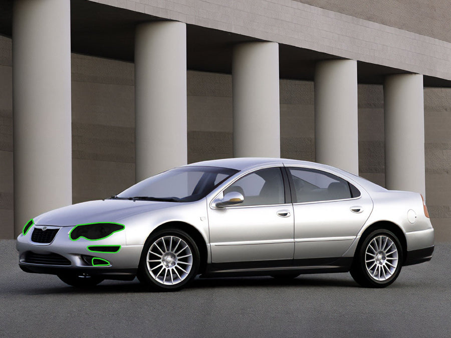 chrysler 300m 1999-2004 Headlight Tint Location