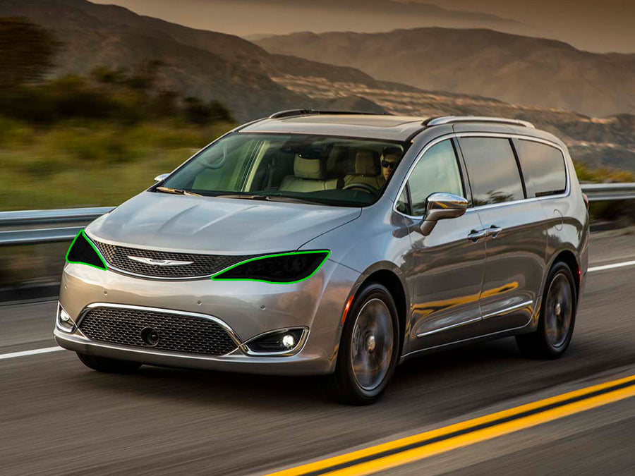 chrysler pacifica 2017-2020 Headlight Tint Location