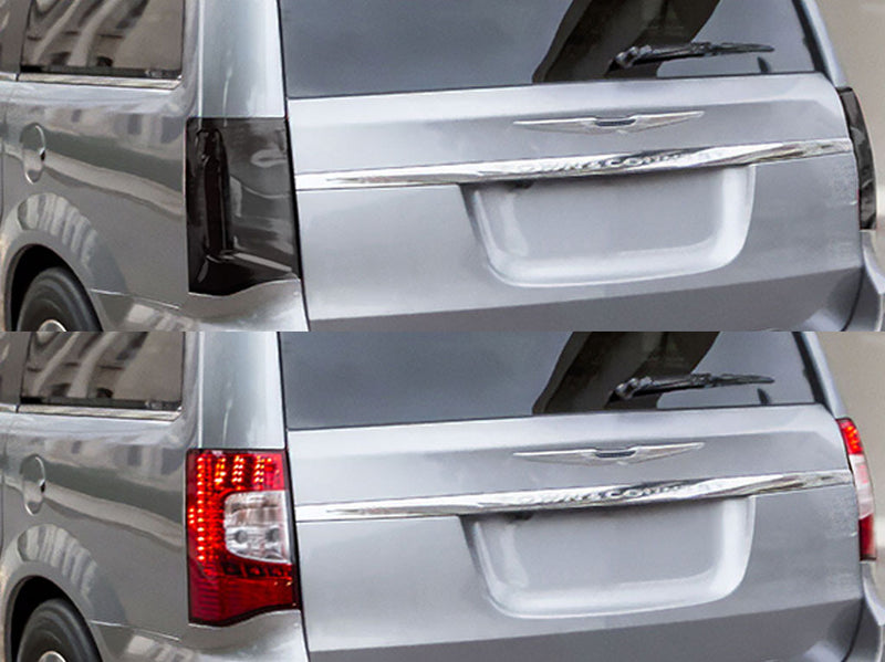town and country Before and After Smoked Taillights