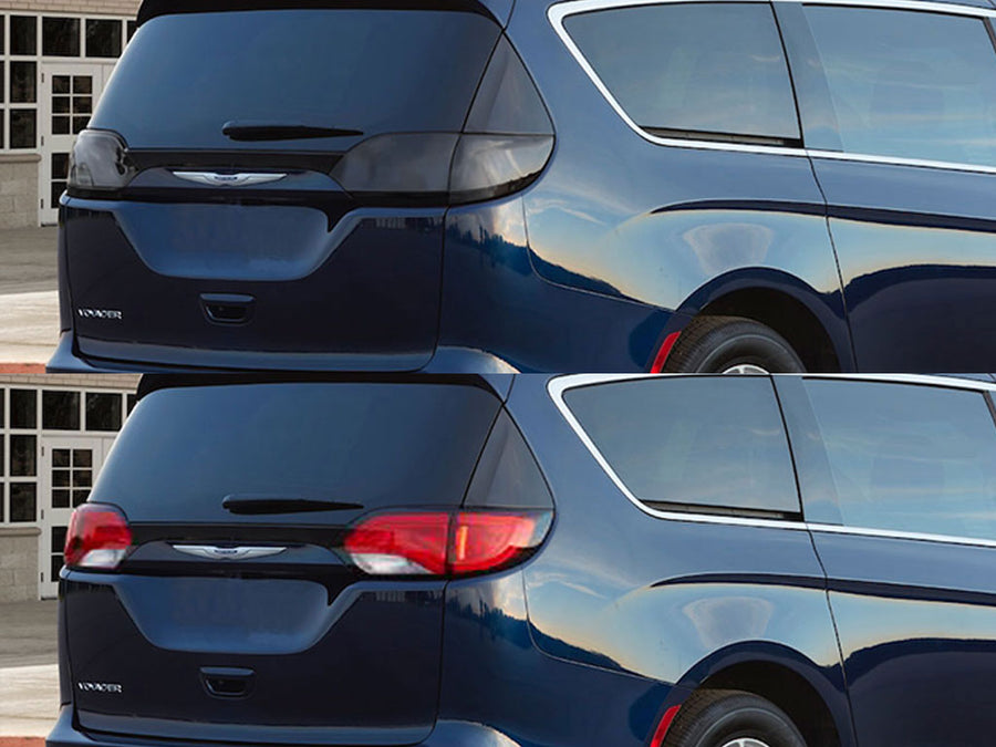 voyager Before and After Smoked Taillights