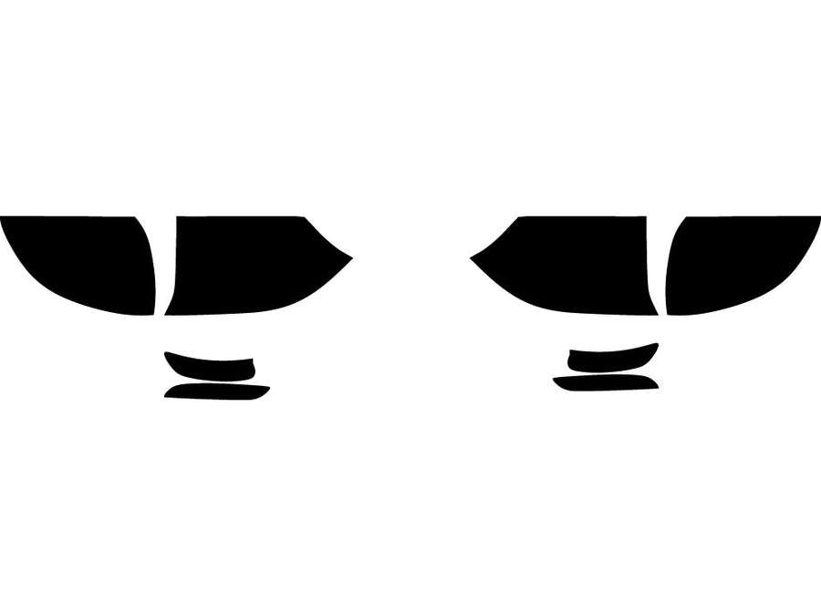 voyager Precut Tail Light Tint Diagram