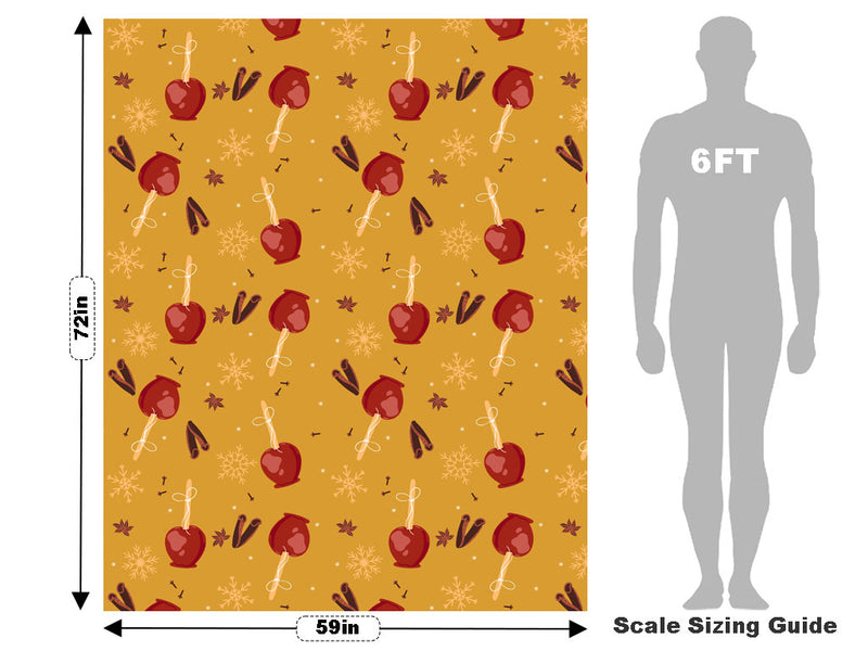 Cinnamon Candied Fruit Vehicle Wrap Scale~Rwraps Series 914 Cinnamon Candied Fruit Measurements~1