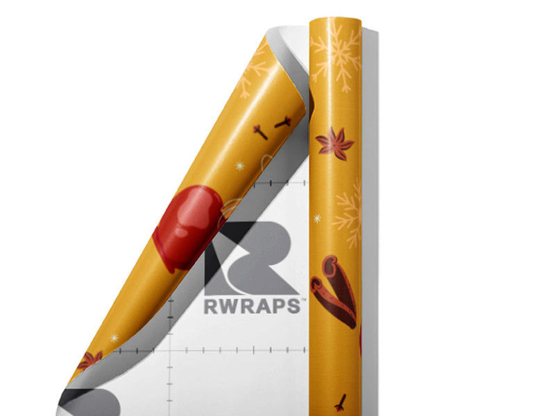 Cinnamon Candied Fruit Wrap Film Sheets~Rwraps Series 914 Cinnamon Candied Fruit Scrolled Sheet~3