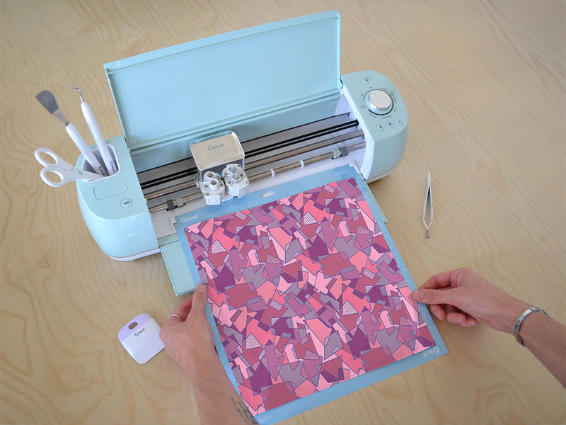 cinnamon satin mosaic Cricut Compatible Vinyl