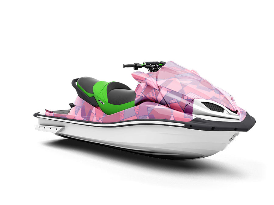 Cinnamon Satin Mosaic Jet Ski Vinyl Customized Wrap