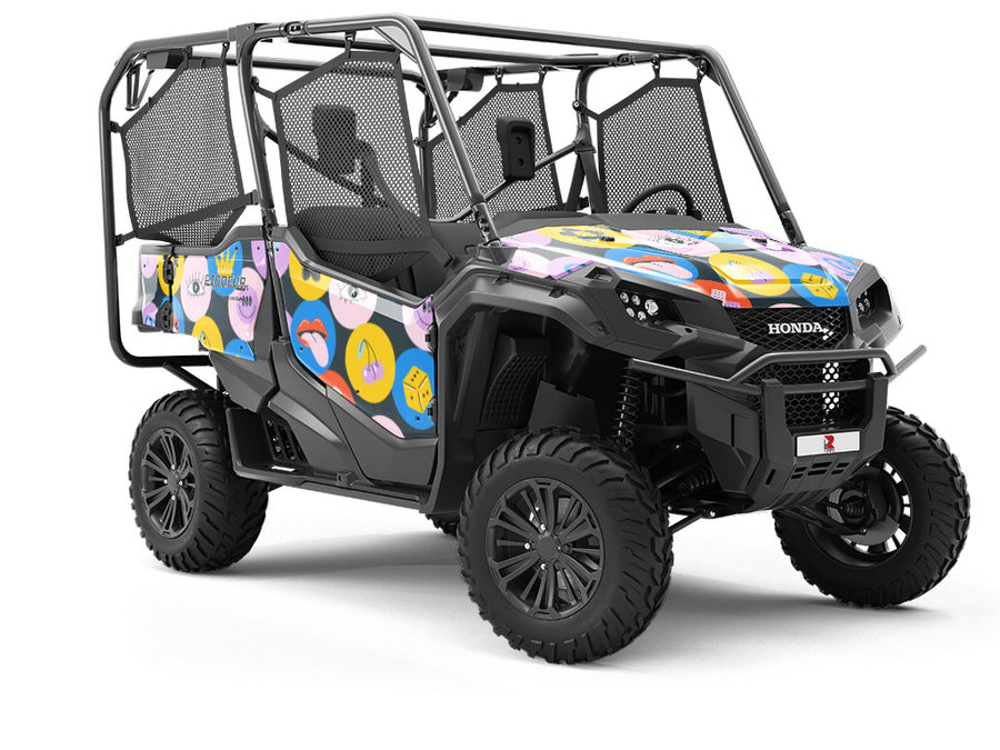 Circular Reasoning Sticker Bomb Utility Vehicle Vinyl Wrap