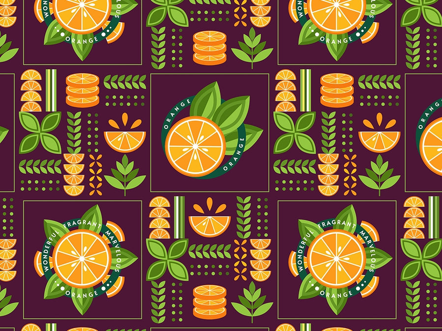 Citrus Champion Fruit Vinyl Wrap Pattern~Rwraps Series 914 Digitally Printed Vinyl Wrap~0