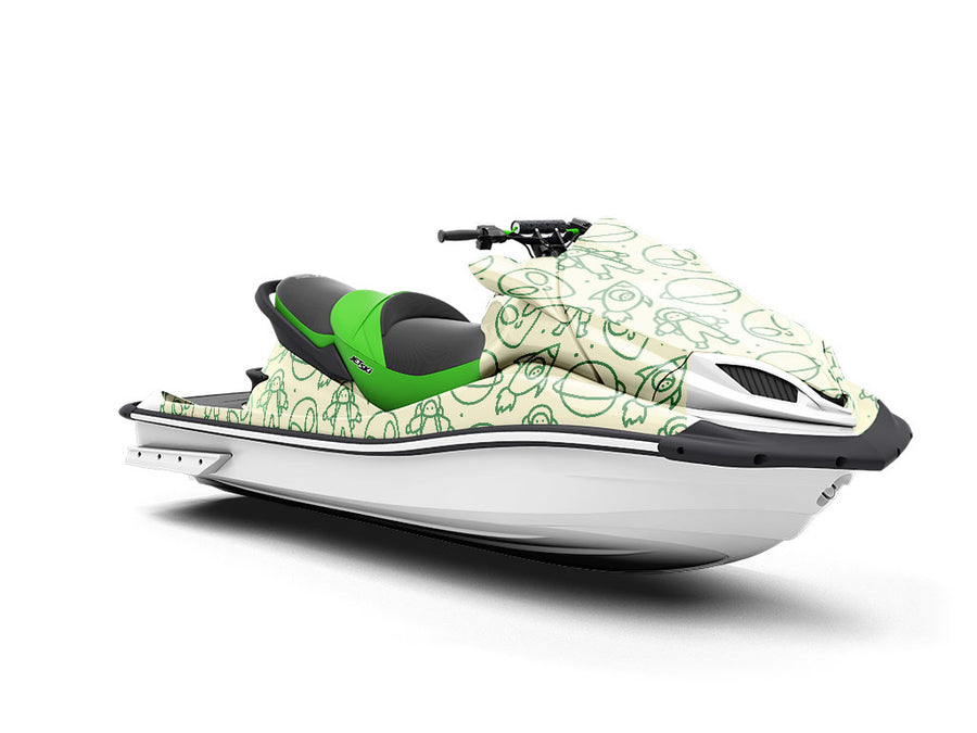 Claiming Worlds Science Fiction Jet Ski Vinyl Customized Wrap