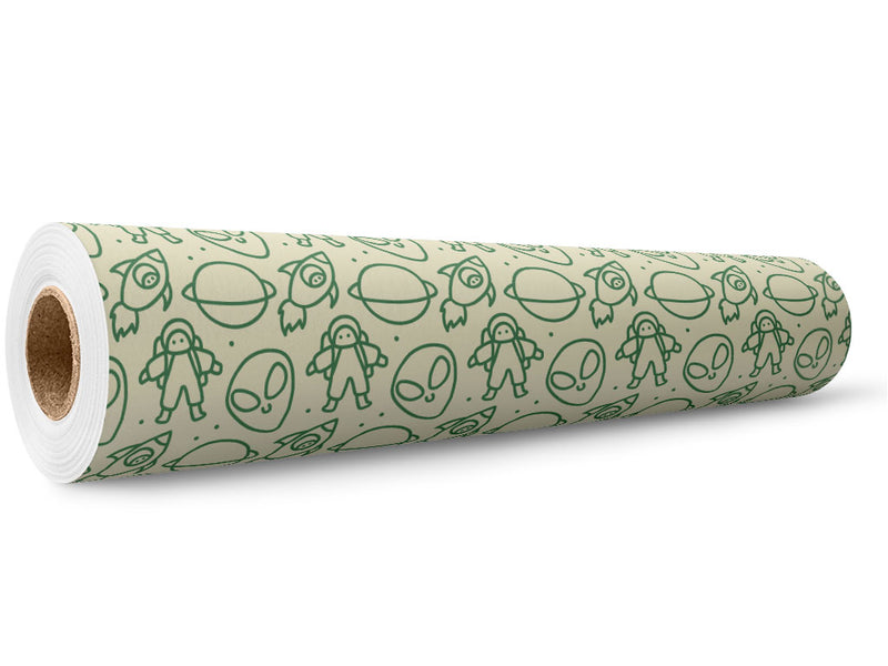 Claiming Worlds Science Fiction Wrap Film Wholesale Roll~Rwraps Series 914 Digitally Printed Vinyl Roll~5
