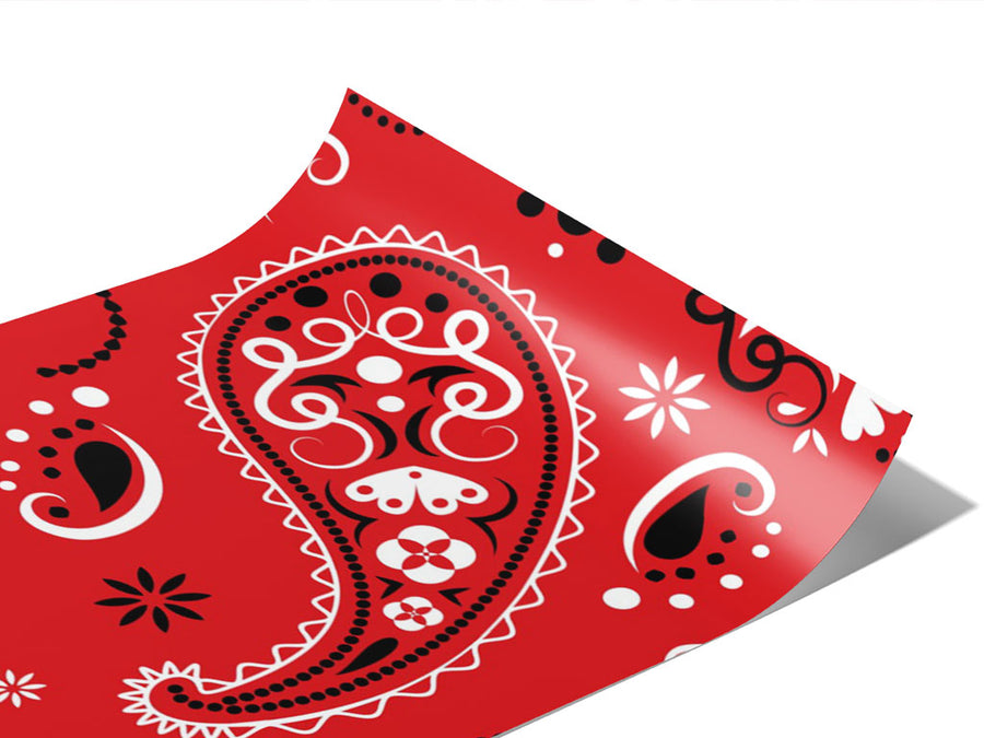 Classic Bandana Paisley Vinyl Wraps~Rwraps Series 914 Digitally Printed Vinyl Wrap~0