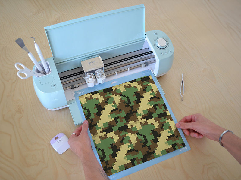 classic pattern pixel Cricut Compatible Vinyl