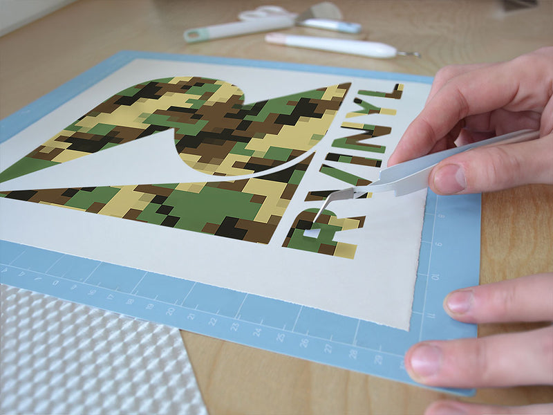 classic pattern pixel Easy Weed Craft Vinyl