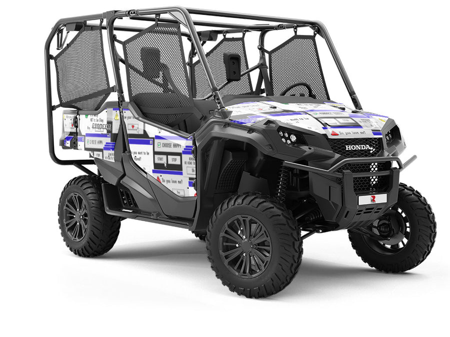 Classic Popups Technology Utility Vehicle Vinyl Wrap