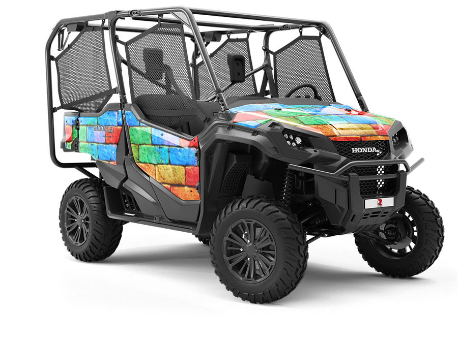 Classic Brick Utility Vehicle Vinyl Wrap